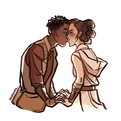 okodnol:Finn and Rey for @theautisticjedi