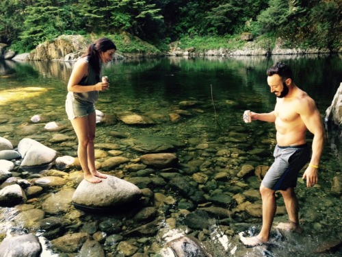 allybeefitness:  keepworkingharder:  Being Canadian as shit  Um I’m actually obsessed with you two