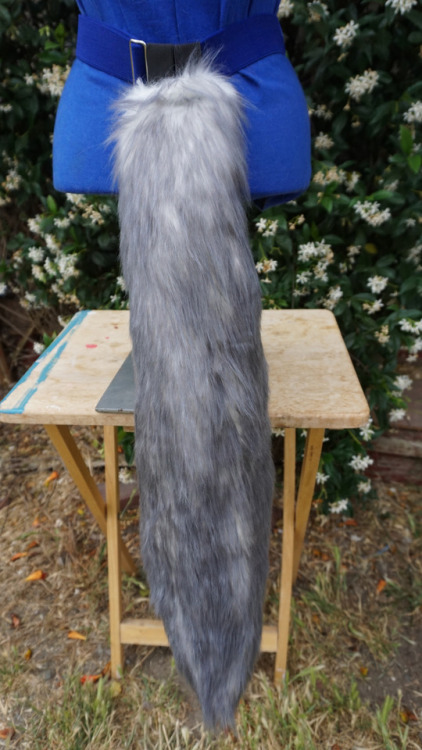 Long Fox Tails The solid candy gray tail is so pretty (:See something you like or maybe have a commi
