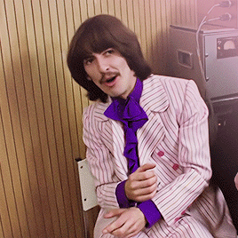 Beatles In Colour → George Harrison In PINK For @sweetandlovelygirl