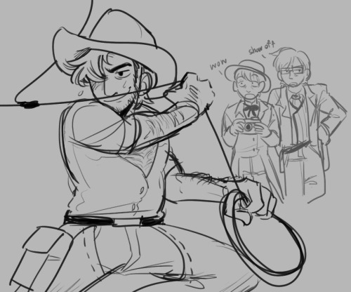 Revisit Cowboy Au By @roger-paladino Again. Still One Of My Beloved Au