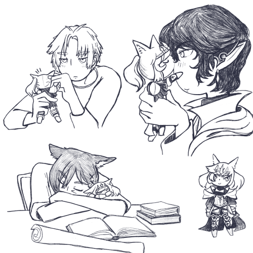 wind-up WoL with her favorite boys