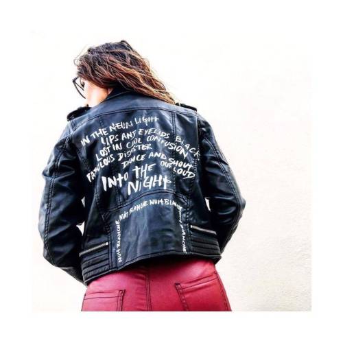 zafulfashion: @armariodevero with her faves zaful jacket【Shop the leather jacket here】 @zafulfashion