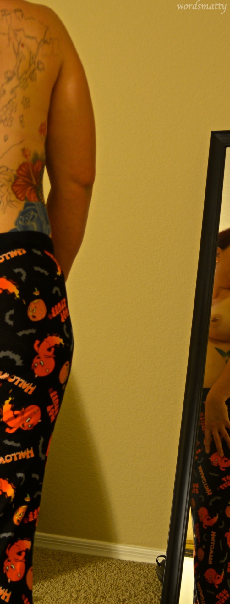 Buffy found another pair of Halloween pajama pants on Sunday. Sadly, she didn&rsquo;t