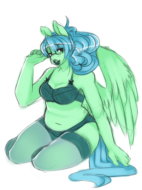 wintersartblog:  huh  You guys…this artist draws such sexy plush and curvy ponies. I love it :D