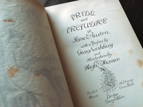 bookishcanuck:Hugh Thomson illustrated edition of Pride and Prejudice, 1894