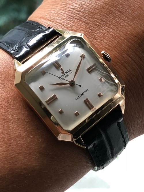 Juvenile 18k rose gold automatic