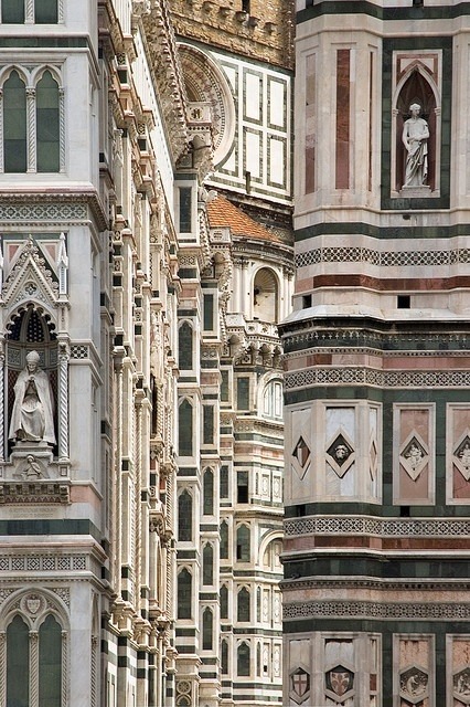 Detail of Florence Cathedral, completed 1436