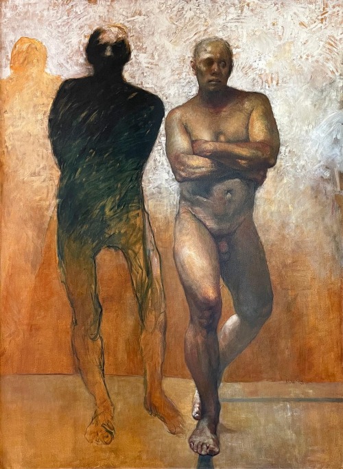 hadrian6:  Male Nude Painting. Lynn Davidson