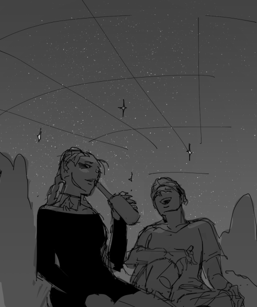 raitoskitchen:stargazers (based on this fic by hectrex!)