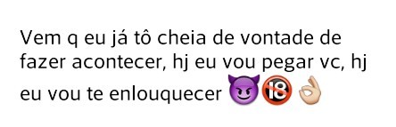 Só pensa em namorar