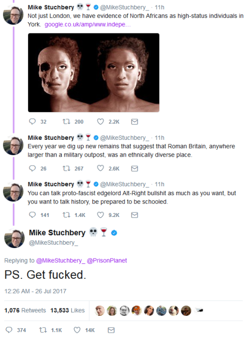 official-lucifers-child: trinityvixen: I love how it is all polite history and then that post script   he said “actually you’re wrong and here’s why but also you’re racist so fuck you” 