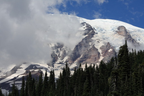 Up close with Mount Rainier.Prints available at: www.society6.com/chrispinto