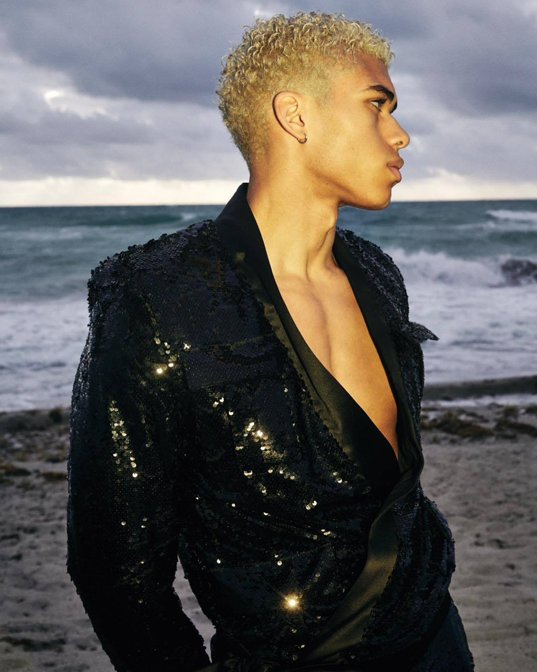 5oho: ‘dark waves, silver moon‘ ikce-wicasa quiles by greg vaughan for man about