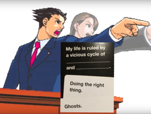 prodigyxprosecutor: Ace Attorney + Cards Against Humanity [part 2] [part 1] Bonus: 