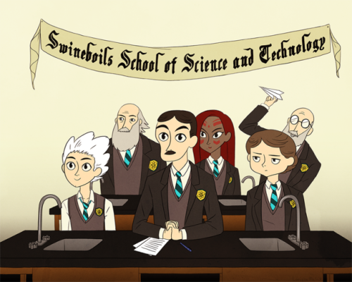 I didn’t have enough time to properly portray this, but just imagine! A wondrous school where you ge