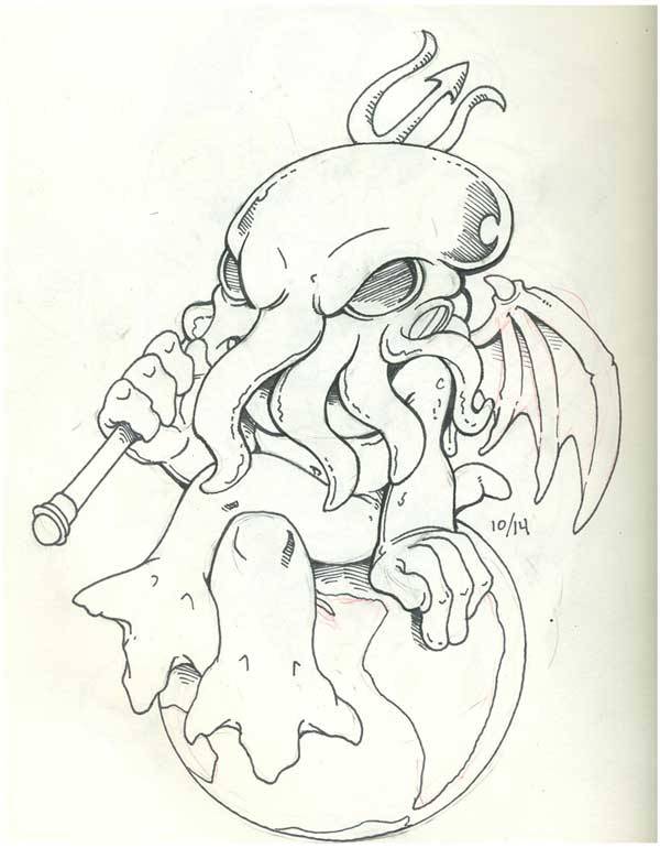 Inktober sketches. 