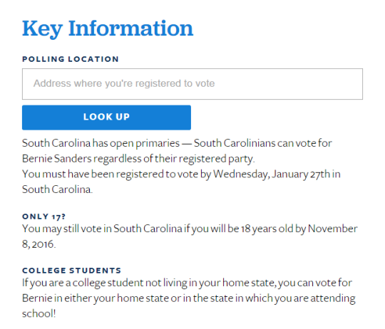 TODAY IS THE DAY SOUTH CAROLINA