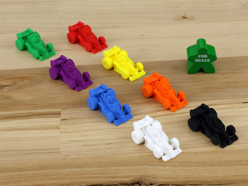 The Game Crafter News — New Board Game Pieces - Race Cars