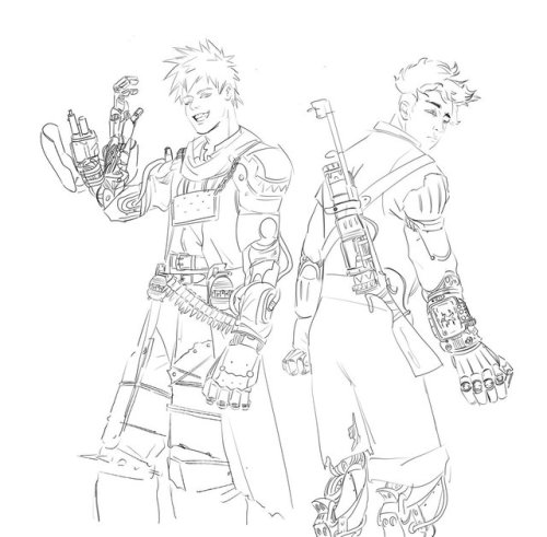 Very old Fallout au Midorya and Bakugou grew up in the same vault, where children were experimented 