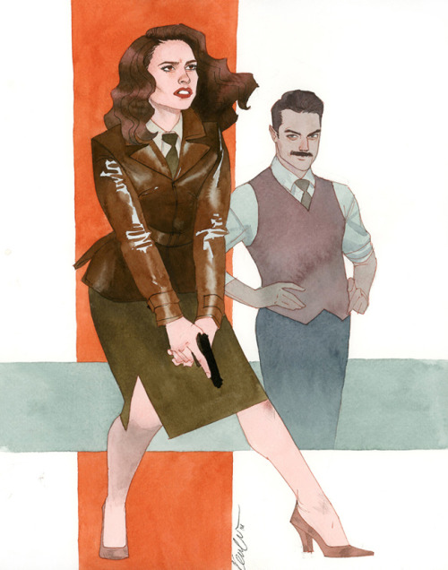 Porn photo kevinwada:  Agent Peggy Carter and Howard