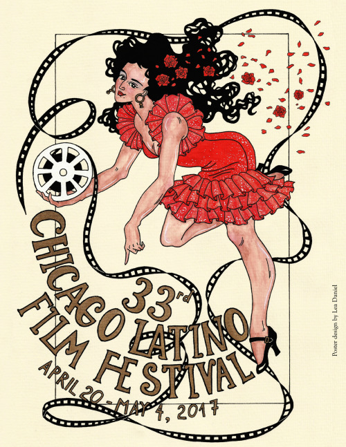 This poster was shortlisted at the 33rd Chicago Latino Film Festival Poster Contest 