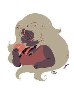 ranchinggal:  amethyst palette drawing