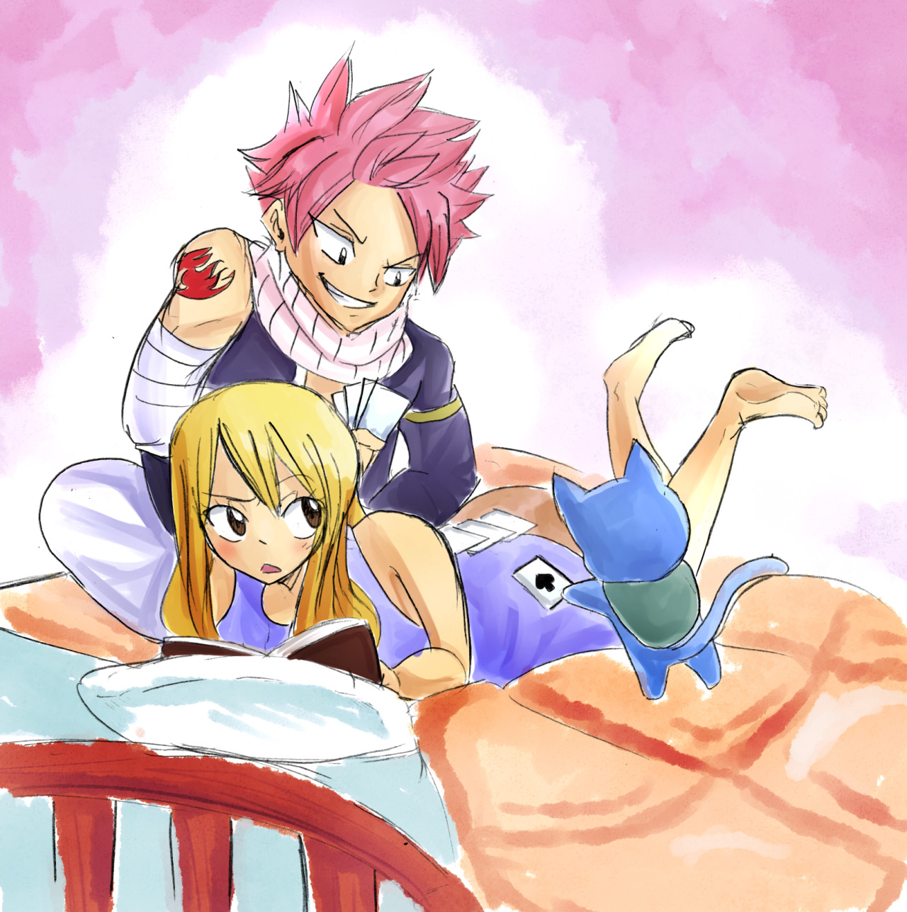 rainladyjuvia:Fairy Tail Chapter 453 Reaction - Nalu I really wanted to try a  new