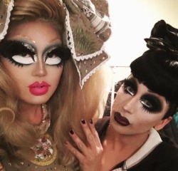 clown-realness-bitch:  Bianca with a fan