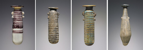 Glass vessel (alabastron) typology. Eastern mediterranean region, 2,000 - 2,500 years ago.J. Paul Ge