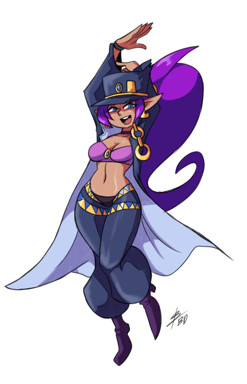 Porn bigdeadalive:  A commission of Shantae wearing photos