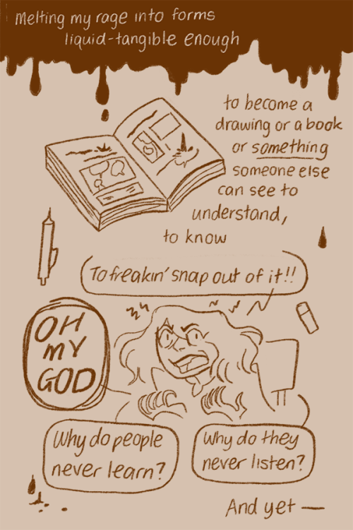 reimenaashelyee:Will I Know Passion Untainted By Anger Ever Again?A short comic about being an artis