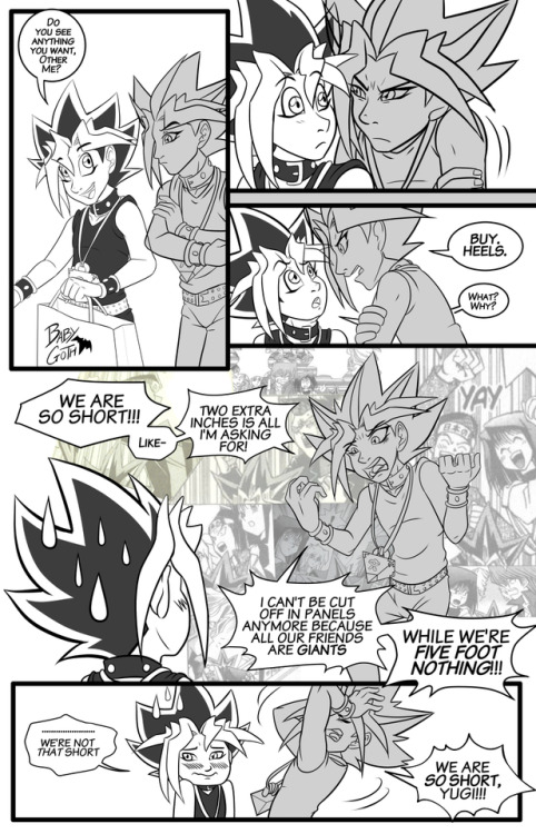 ygoexplained: celepom: This is my favourite running gag in the manga. Anybody else notice they start