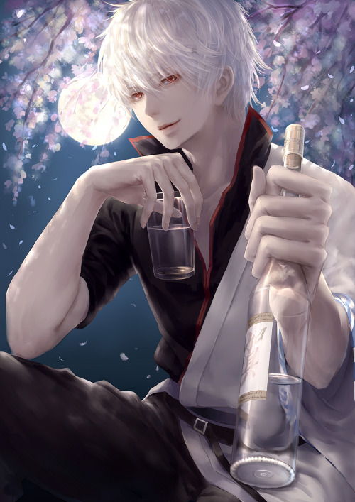 無題 │ NacivaGeer (Pixiv Id 7347144)Character: Sakata GintokiAnime: Gintama※ Authorized reprint