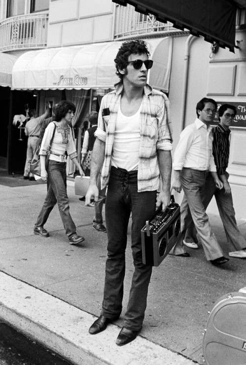my-retro-vintage:Bruce Springsteen  New York     1978