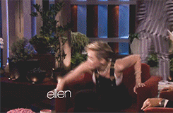 :  Ellen scares Miley 