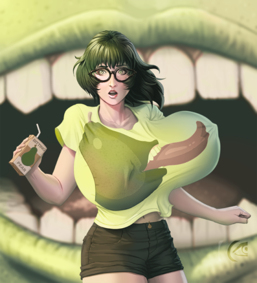 mangrowing:  DON’T GET BITTEN BY THE PEAR  Here is my contribution to Deviantart’s  tribute  "The Bitting Pear Salamanca"Too bad I didn’t make it on time but I realized about this tribute when it was almost done :’(Anyway I hope you