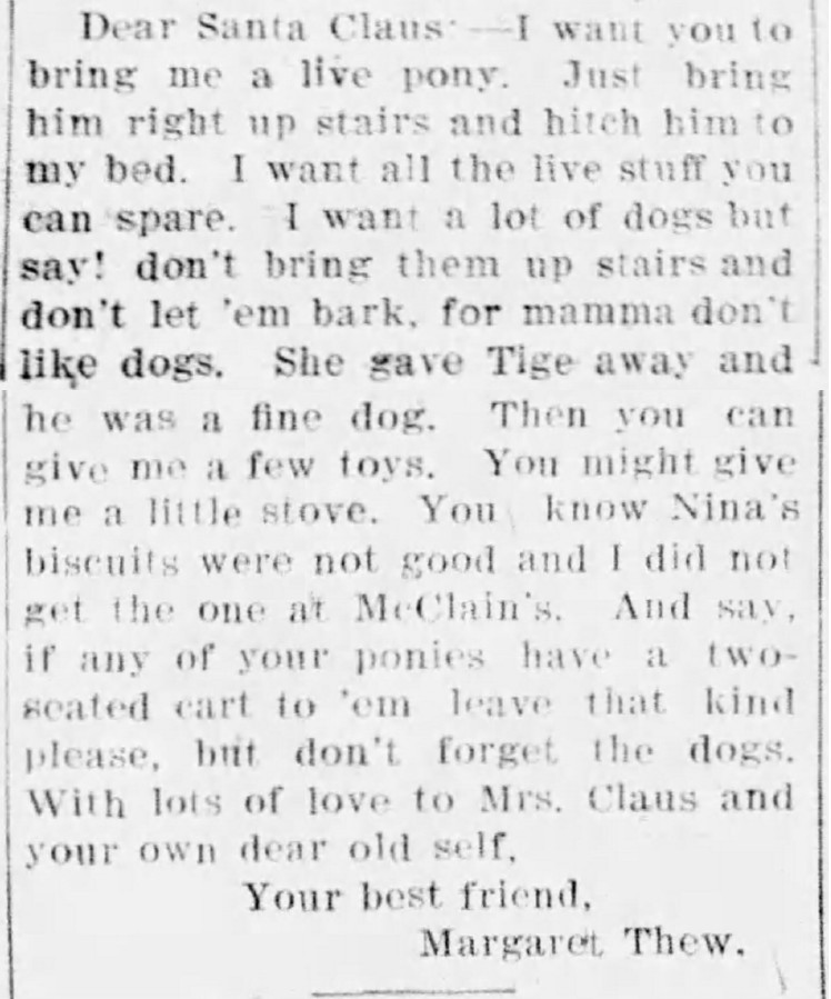 (source: The Marion Star, December 15, 1906.)