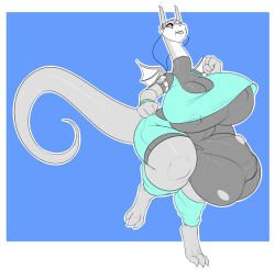 mr-pink-palooka:  @overlai-again ‘s Crane going for a jog 