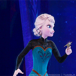 arendellekingdom:  Elsa losing her crown and Marshmallow finding it  