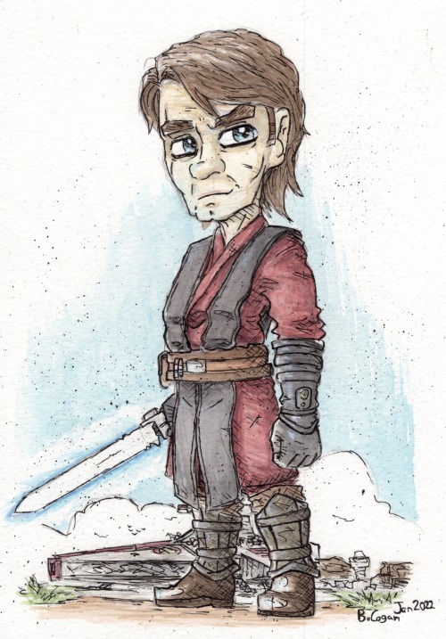 The last great general.My first attempt at Anakin Skywalker before his fall to the dark side and his