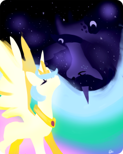 theponyartcollection:  Sisters by *Vivifx