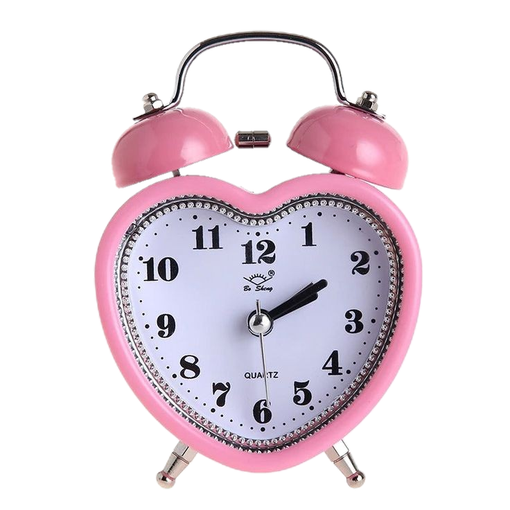 pink clock