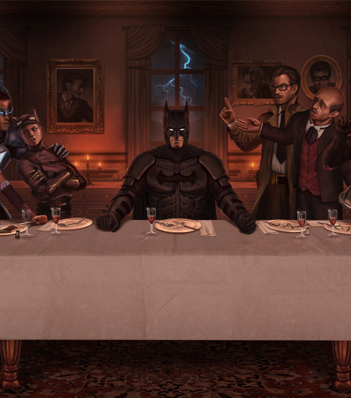 finalfenrirsoldier:  The Last Supper at Wayne Manor ForestImel {X} 