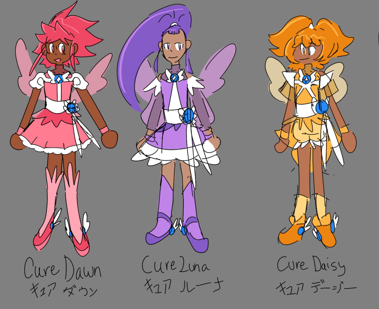 HIROGARU SKY PRECURE redesigns and why I changed them..