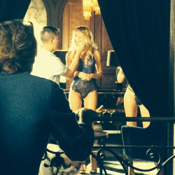 candices-swanepoel:  jennyking0123 Beauty. #behindthescenes #vsholiday #victoriassecret 