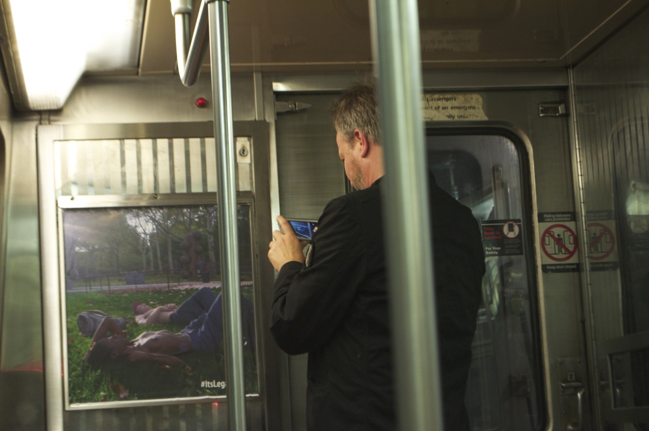 switchteams:  Another round of posts in the subway reminding the people of NYC and