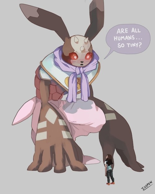 Long ago, my heart was taken by a massive rabbit.-Antylamon fanart has been long overdue. (´ ∀ ` *)