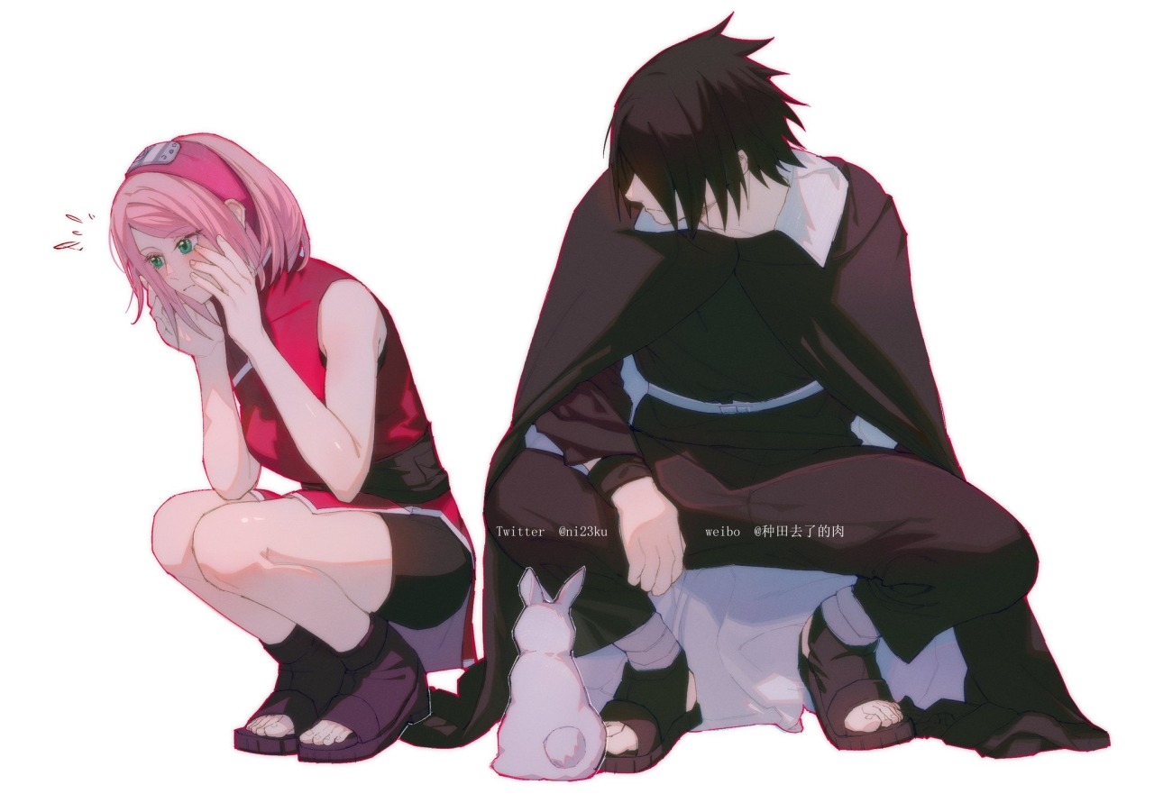 ni23ku on Twitter in 2023  Sakura and sasuke, Sasusaku, Naruto cute