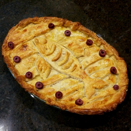 Food Recreation Time!My version of the Herring and Pumpkin pie that Kiki helped bake in Kiki’s Deliv